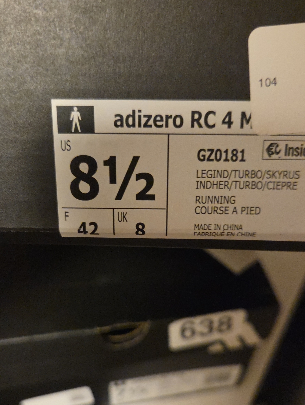 adidas adizero RC 4 M Black